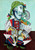 Pablo Picasso - Maya with a doll and horse Poster Canvas Movie Film Print A0 A1