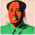 ANDY WARHOL (American, 1928-1987). Mao (With Orange Face), 1972. Poster Canvas M