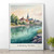 Captivating Jönköping Sweden Travel Poster - Lake Vättern Scenic Print Art Poste