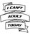 i can not adult today-01 Funny Poster Creative Canvas Print A0 A1 A2 A3 A4 A5 A6
