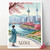 Captivating Seoul Cityscape Travel Poster - Modern Hanbok & N Tower Art Print Po