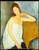 amedeo-modigliani---jeanne-hbuterne-2_11015753114_o(1) Poster Canvas Movie Film
