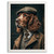 Cocker Spaniel Wall Art Retro Dog In A Suit Print Poster Art Funny Dog Gift (3)
