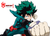 Render Midoriya V2 Poster Canvas Movie Film Print A0 A1 A2 A3 A4 A5 A6 Art Wall