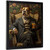 Regal Dog Portrait - Humorous Aristocratic Canine Art Print - Vintage Dog Print