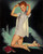 Gil Elvgren - Pinup Girl - Rest Assured 1952 Poster Canvas Movie Film Print A0 A
