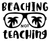 beaching not teaching (5) Poster Made to Order Canvas Print A0 A1 A2 A3 A4 A5 A6