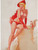Earl Macherson - Pinup Girl - Pin-Up in Red Poster Canvas Movie Film Print A0 A1
