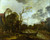 NEER, Aert van der - A View along a River near a Village at Evening Poster Canva