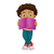 The child is standing and reading a book-01 Poster Canvas Movie Film Print A0 A1