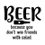 BeerBecauseYouDontWinFriends (2) Poster Made to Order Canvas Print A0 A1 A2 A3 A
