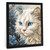 Blue Eyed Cat Wall Art Cat Print Unique Artwork White Persian Cat Poster Art (1)