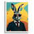 Pop Art Rabbit In A Suit Print Wall Art Colourful Rabbit Artwork Rabbit Gift Art