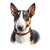 189 Miniature Bull Terrier Poster Canvas Movie Film Print A0 A1 A2 A3 A4 A5 A6 A