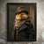 Duck Gangster Wall Print Poster Art Vintage Animal Wall Art Duck Artwork Print (