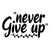 1-.-Never-Give-Up Poster Canvas Movie Film Print A0 A1 A2 A3 A4 A5 A6 Art Wall D