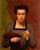 janmot_louis_portrait_de_l_artiste big Poster Canvas Movie Film Print A0 A1 A2 A