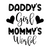 Daddy's Girl Mommy's World-01 Poster Canvas Movie Film Print A0 A1 A2 A3 A4 A5 A