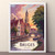 Captivating Bruges Belgium Travel Poster - Cobblestone Streets and Canals Art Pr
