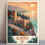 Almeria Spain Vintage Travel Poster - Alcazaba Fortress Art Print Poster Canvas
