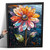 Colourful Flower Wall Art Multicoloured Artwork Floral Prints For The Lounge (1)
