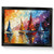 Abstract Boats View Wall Art Oil Style Print Landscape Print Wall Home Picture P