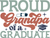 Proud grandpa of a graduate (2) Poster Canvas Movie Film Print A0 A1 A2 A3 A4 A5