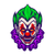 Clown Head Joker Vampire Horror Illustrations Poster Canvas Movie Film Print A0