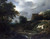 RUISDAEL, Jacob Isaackszon van - A Bleaching Ground in a Hollow by a Cottage Pos