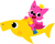 baby-shark-png-49178 Poster Canvas Movie Film Print A0 A1 A2 A3 A4 A5 A6 Art Wal