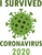 I Survived Coronavirus 2020 Poster Canvas Movie Film Print A0 A1 A2 A3 A4 A5 A6