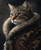 Leopard King Pet PortraitCustom Funny Canvas Royal Pet PortraitDigital ArtPet Po