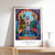 4_Casablanca poster, Morocco poster, Vintage Travel Art, Moroccan poster, Africa