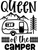 queen_of_the_camper Poster Canvas Unique Design Print A0 A1 A2 A3 A4 A5 A6 Art W