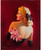 Art Frahm - Pinup Girl - Glamour Pin-Up with Pink Orchids Poster Canvas Print Ar