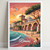 Breathtaking Rimini Italy Travel Poster - Vintage Style Landmark Art Print Poste