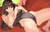 Simple Black Swimsuit Down Anime E Girl Poster Canvas Movie Film Print A0 A1 A2
