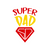 Super_dad Poster Canvas Movie Film Print A0 A1 A2 A3 A4 A5 A6 Art Wall Decoratio