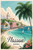 Captivating Nassau Bahamas Travel Poster - Tropical Paradise Art Print Poster Mo