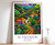 1_El Salvador Print, El Salvador Travel Poster, North America Travel Poster, Car