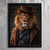 1920s Gang Lion Poster Wall Art Vintage Animal Wall Art Lion Artwork Art Print P