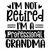 Im not Retired im a professional grandma Poster Canvas Movie Film Print A0 A1 A2