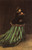 Claude Monet - Camille or Lady in a Green Dress Version 2 1866 Poster Canvas Mov