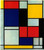 Piet Mondrian - Electric Colour blocking Poster Canvas Movie Film Print A0 A1 A2