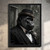 Gorilla In A Suit Wall Art Print Animal Picture Retro Gorilla Artwork Ape Gift P