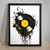 Vinyl Melt Music Poster Wall Art Print for Living Room Office Picture Record Art