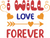 I will love forever Poster Canvas Movie Film Print A0 A1 A2 A3 A4 A5 A6 Art Wall