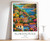 9_Florianopolis Print, Florianopolis Travel Poster, Brazil Travel Print, Tropica