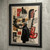 Abstract Wall Art Print Poster Abstract Artwork Print Home Office Picture Art (2
