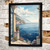 Mediterranean Sea View Art Print 30x40cm Framed Wall Art Nautical Home Decor Pos